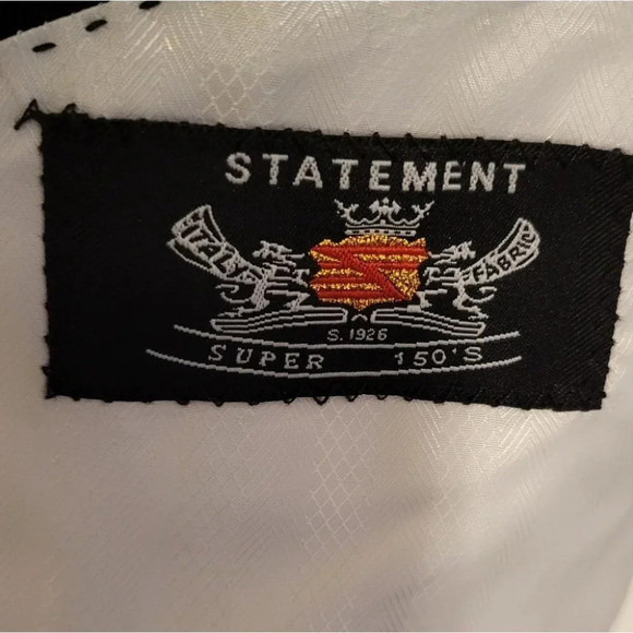 Men's 2pc Suit by Statement (size 46L/40L) - Picture 8 of 14